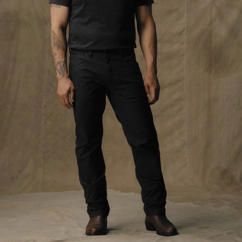 Filson Dry Tin Double Front 5 Pocket Pants Mens 30x34 Raven Dark Gray Utility